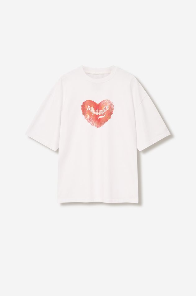 Soda Heart Футболка Оверсайз с Принтом